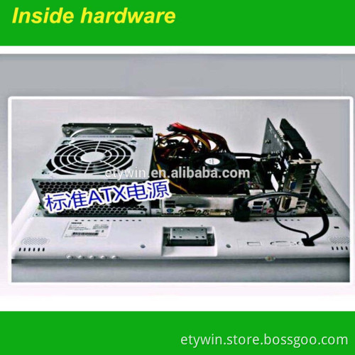 All in one pc w/o computer accessory desktop computer with 21.5" LED monitor DIY your computer hardware for gaming pc